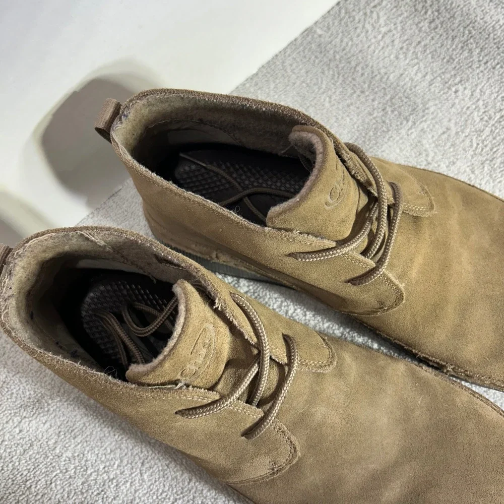 Chaco Paonia Chukka Boots Mens 9 Teak Brown Suede JCH108501 Desert Boots